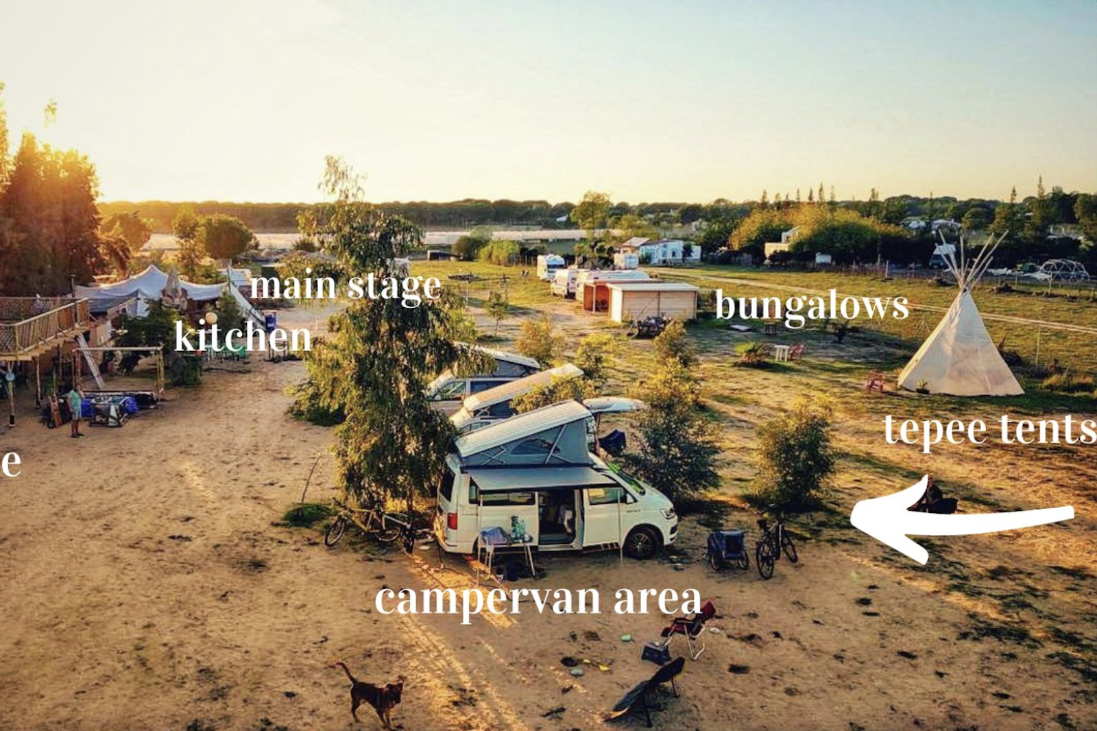 Global Tribe Eco-campsite — On private ground in 