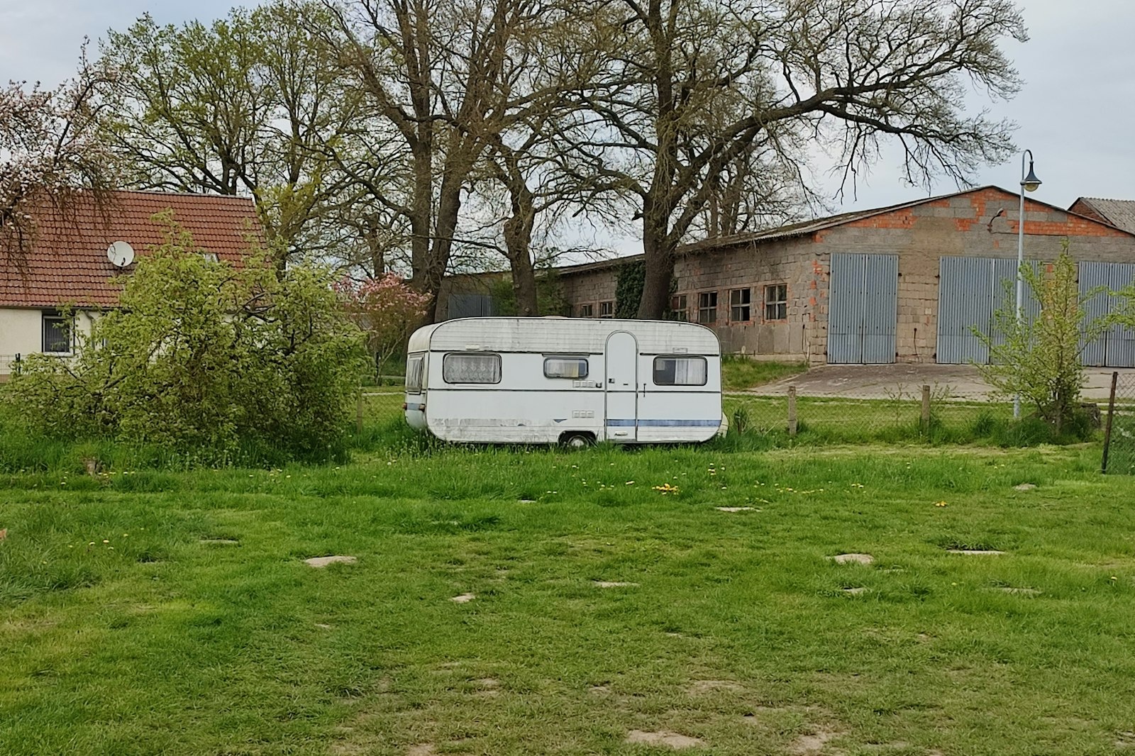 Grüne Oase — On private ground in Bretsch