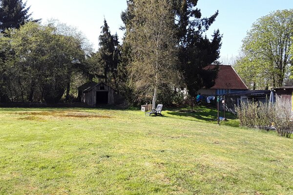 Ehemaliger Reitplatz mit Blick auf Eselwiese