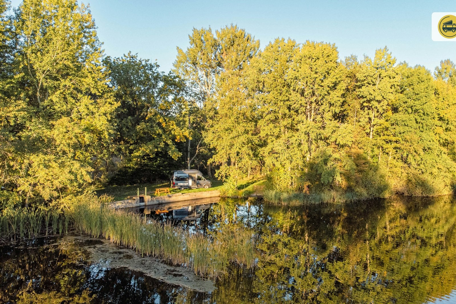 Am Langeteich Lomske — On private ground in Radibor