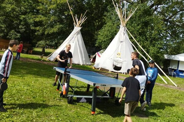Unser kleines Tipi Dorf