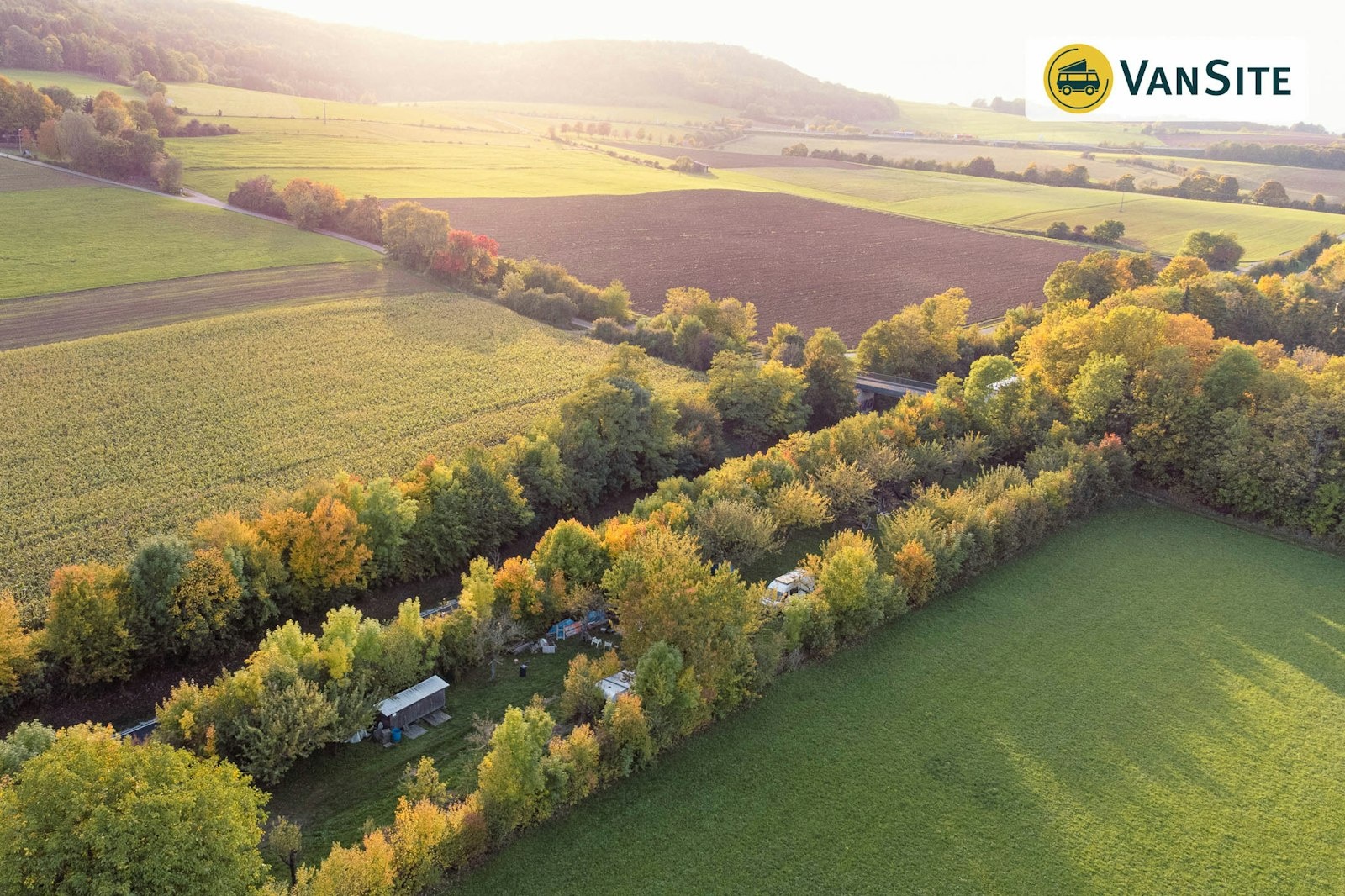 Obstgarten direkt an der B 29 unweit der A7 — On private ground in Westhausen