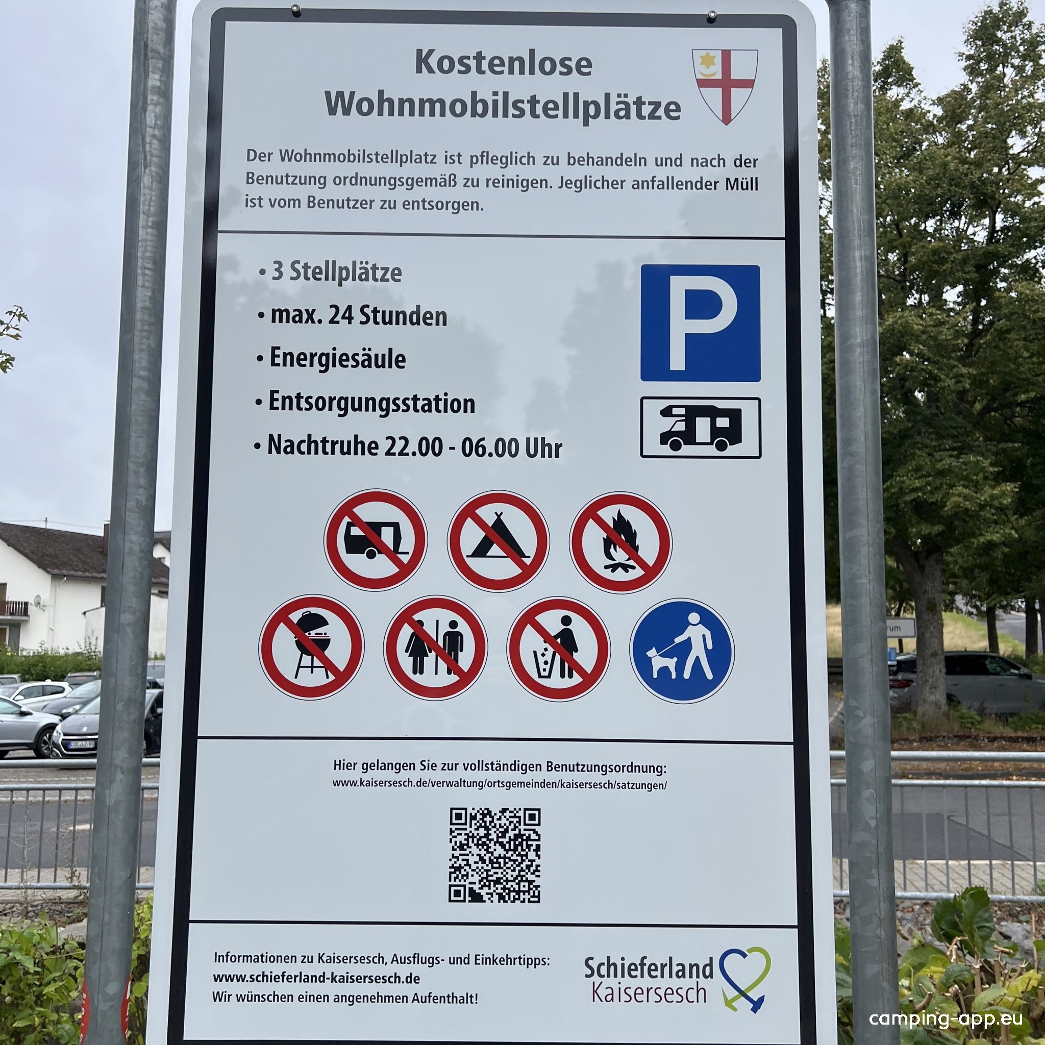 Stellplatz Kaisersesch — Aire camping car in Kaisersesch