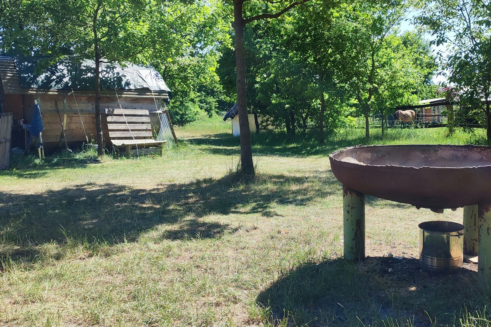 Camping zwischen Wald und Zivilisation — Camping Site in Bielefeld