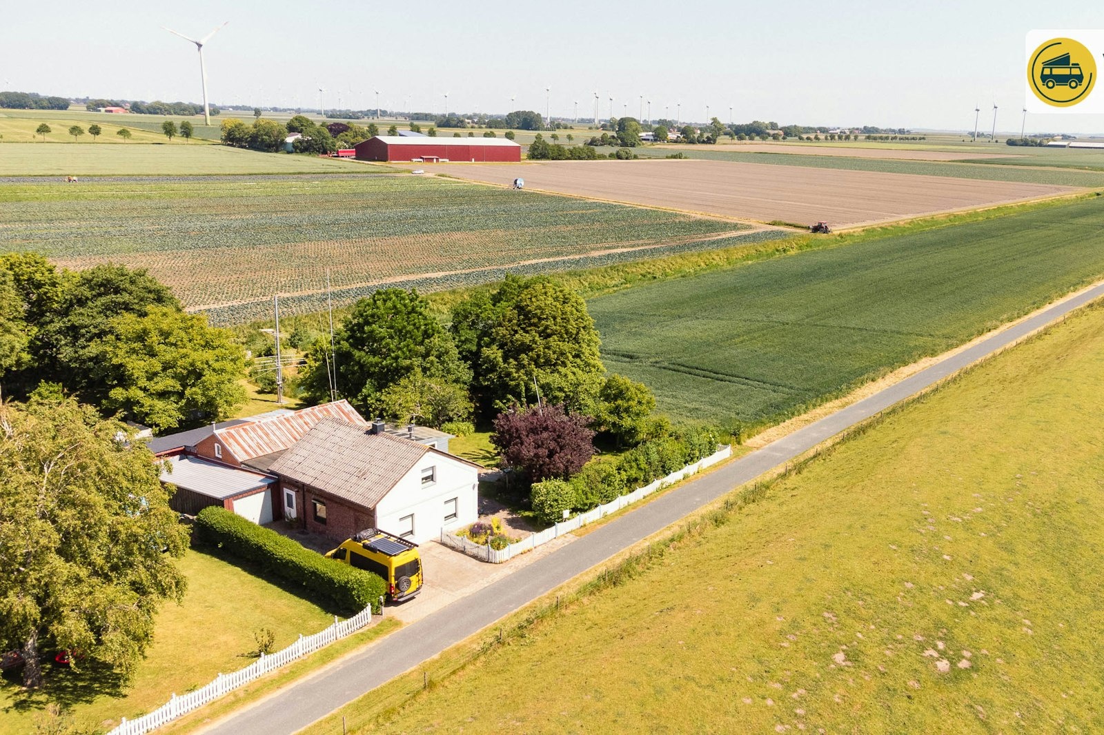 Camping am Sommerdeich im Kronprinzenkoog (SH) – Stellplatz — 露营地 in Kronprinzenkoog