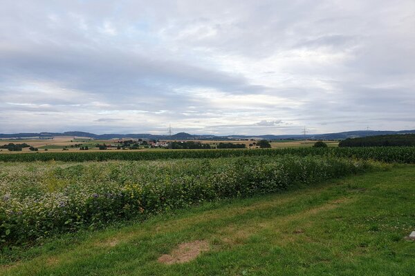 Blick ins Nordhessische Bergland - Nur für autarke Camper