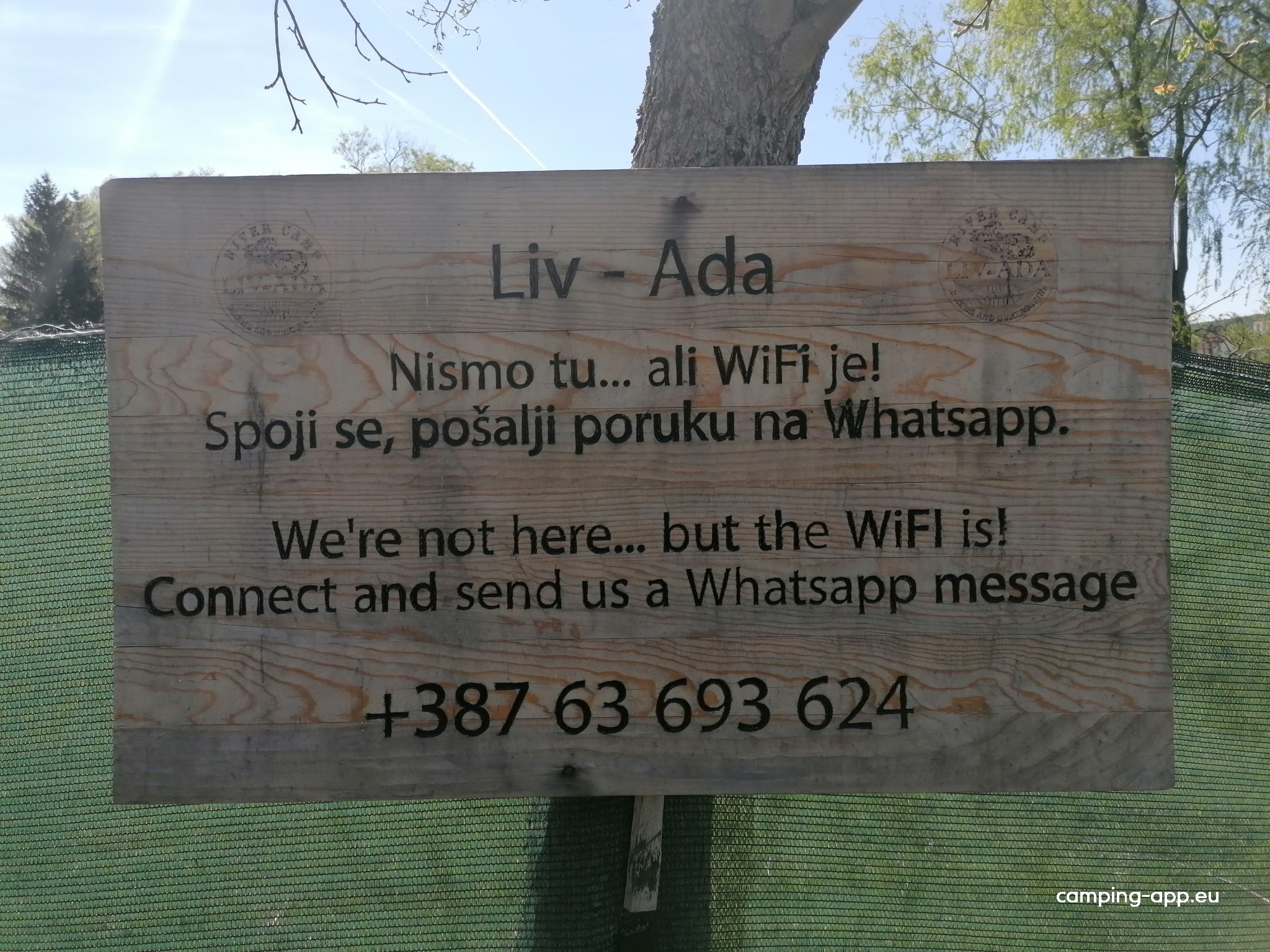 River Camp Liv-Ada — Area di sosta in Livno