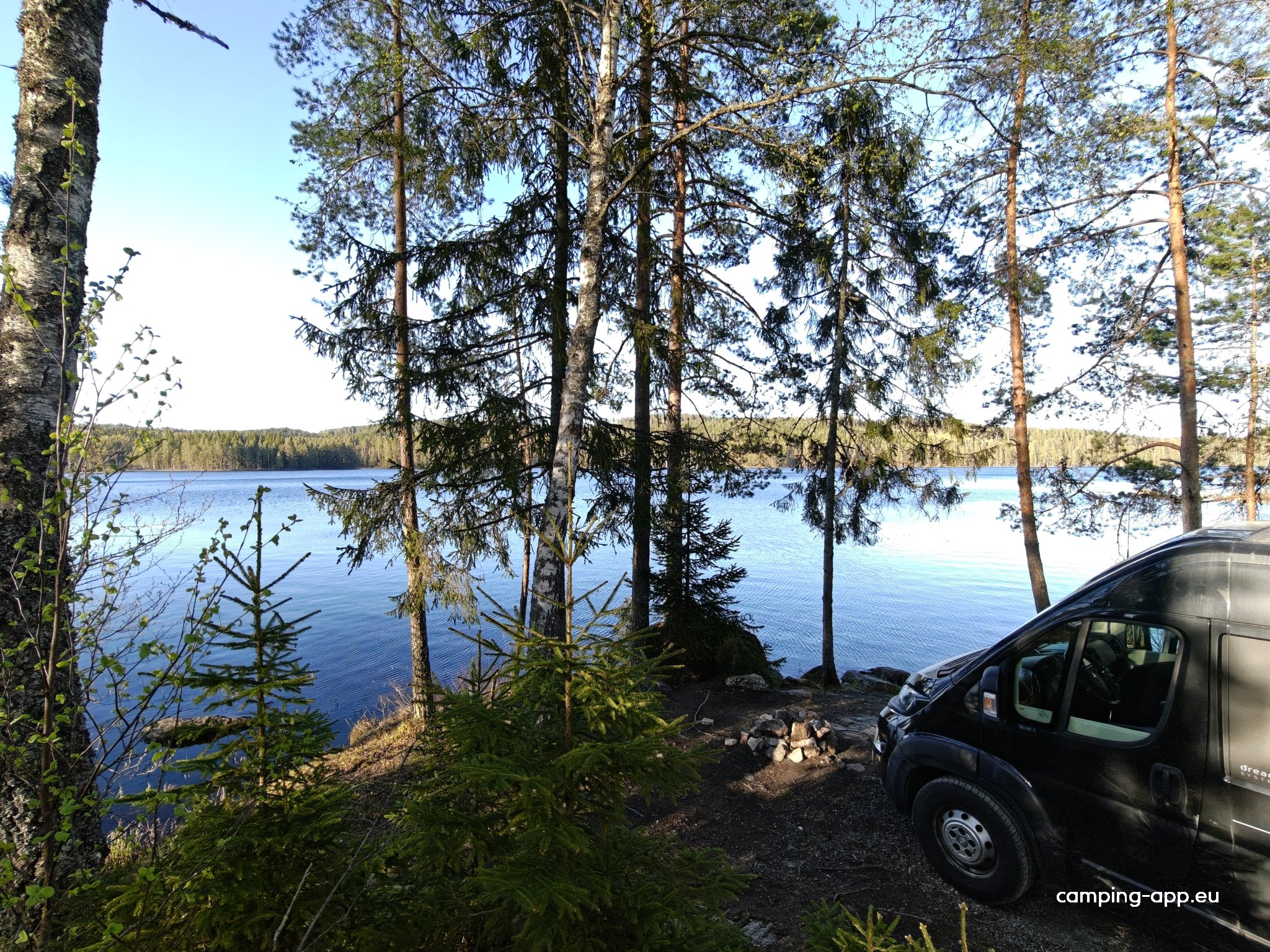 Pitch Nature Reserve, Gladåkern Udden — Bobilplass in Årjängs kommun