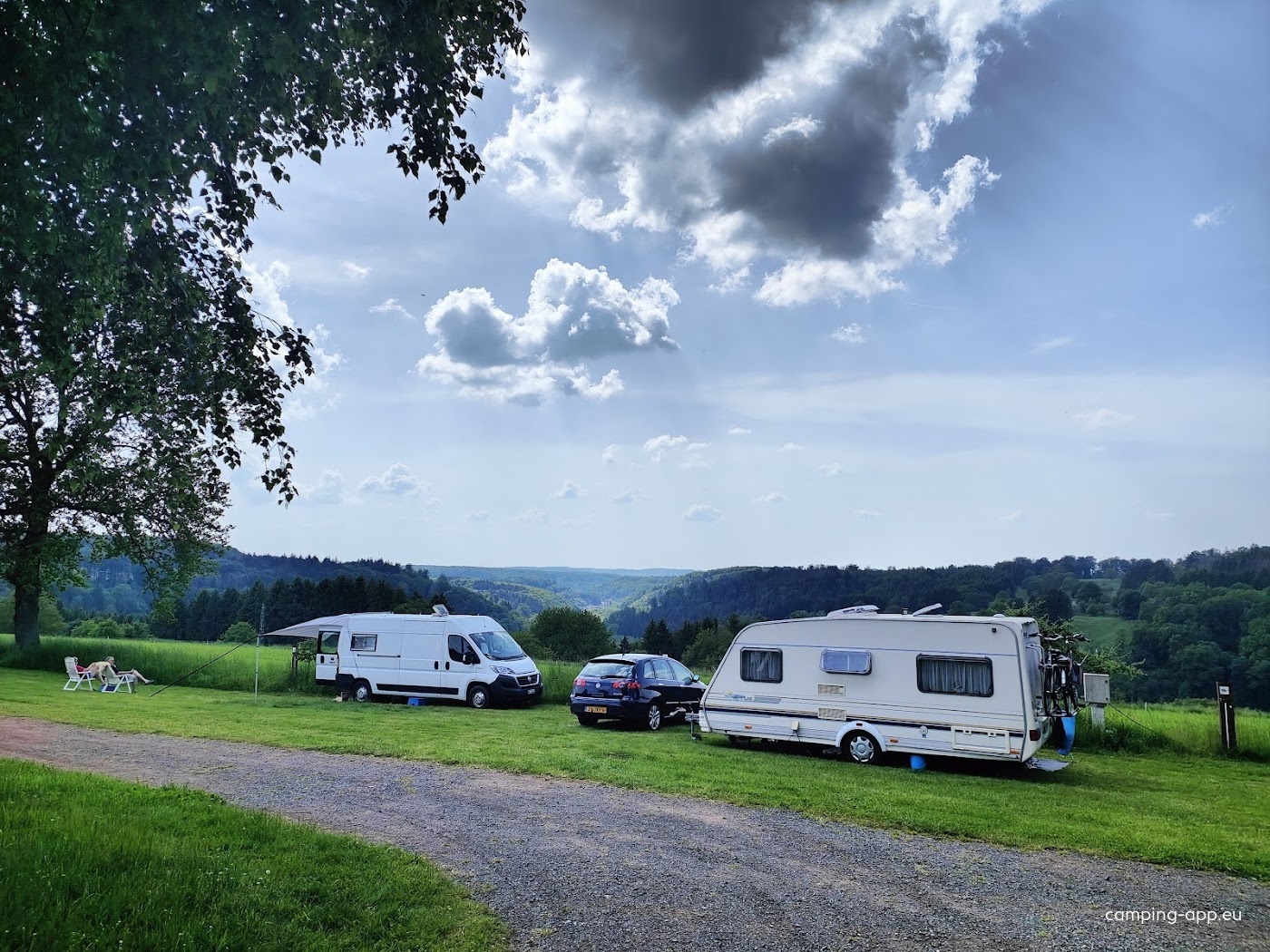 Camping Aire Naturelle de Hinsbourg Hinsbourg, Frankreich — Camping Site in Hinsbourg