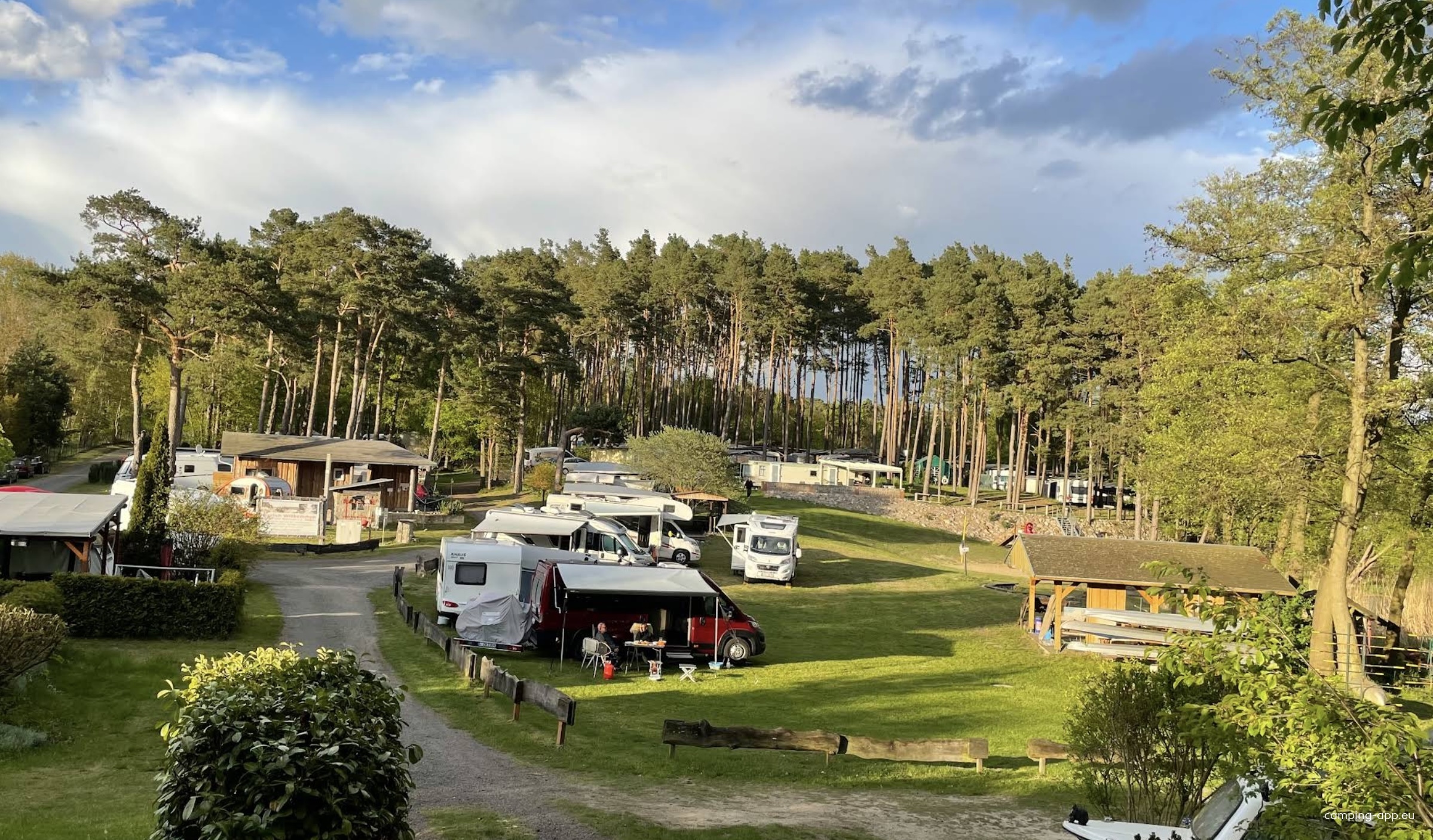 Campingplatz am Röddelinsee — Campingplass in Templin