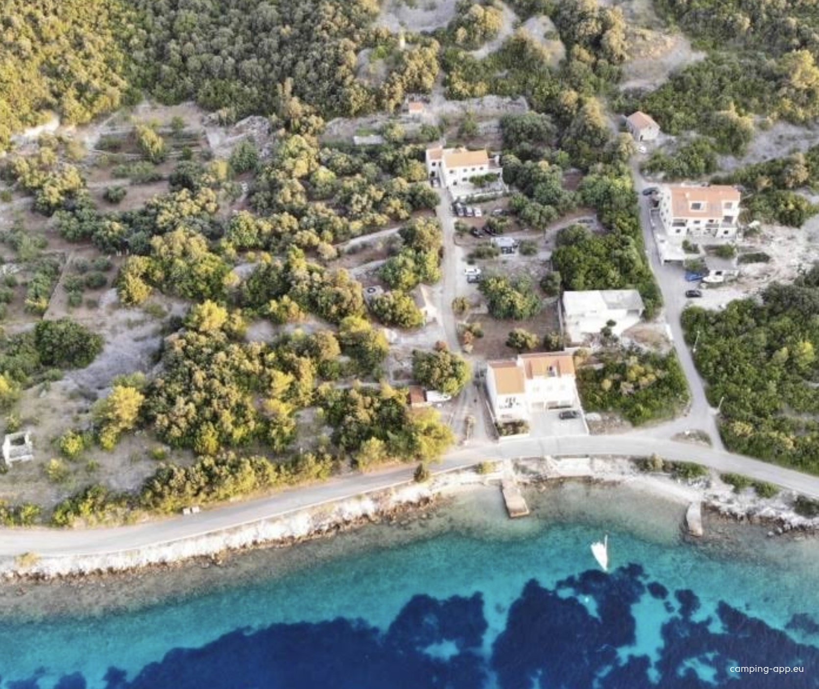 Kamp Oskorušica — Campingplass in Pupnat
