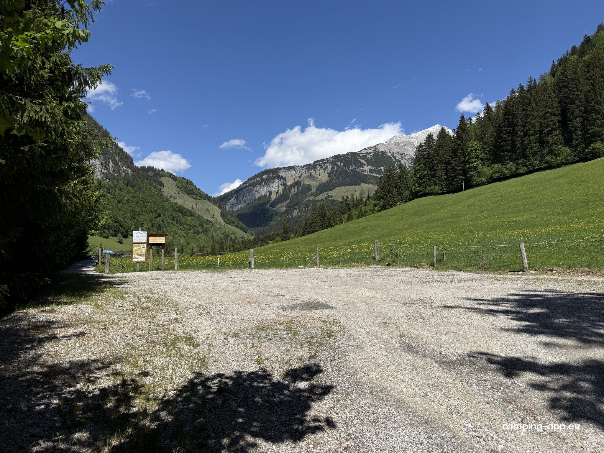 Naturstellplatz Weißbach — Bobilplass in Weißbach bei Lofer