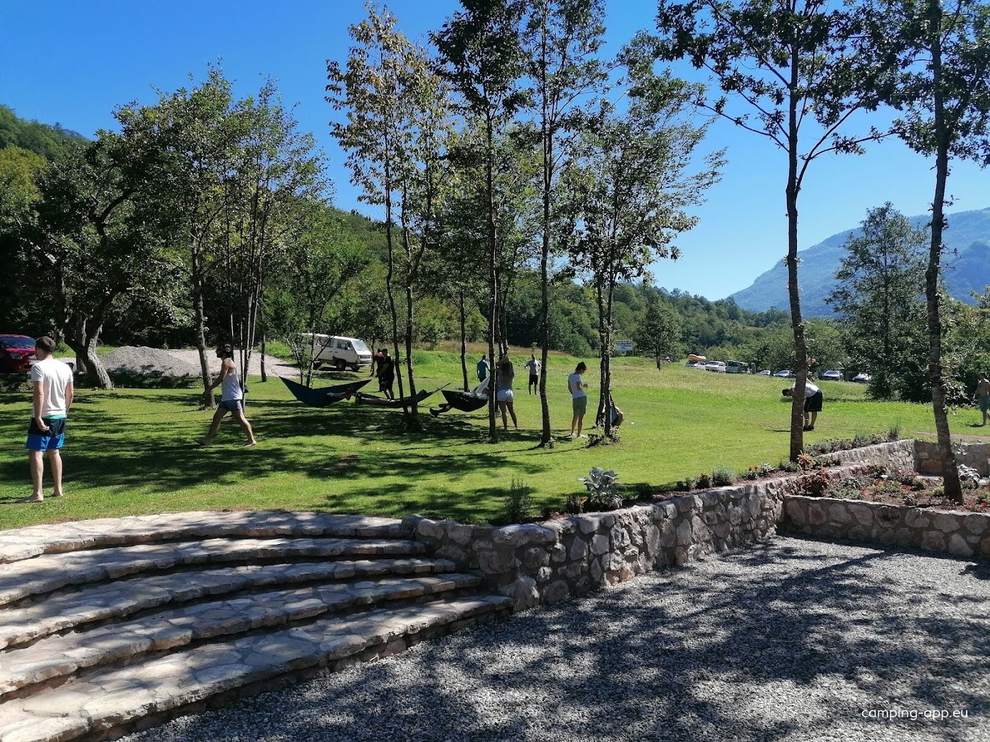 Rafting kamp Konak — Area Autocaravanas in Bastasi