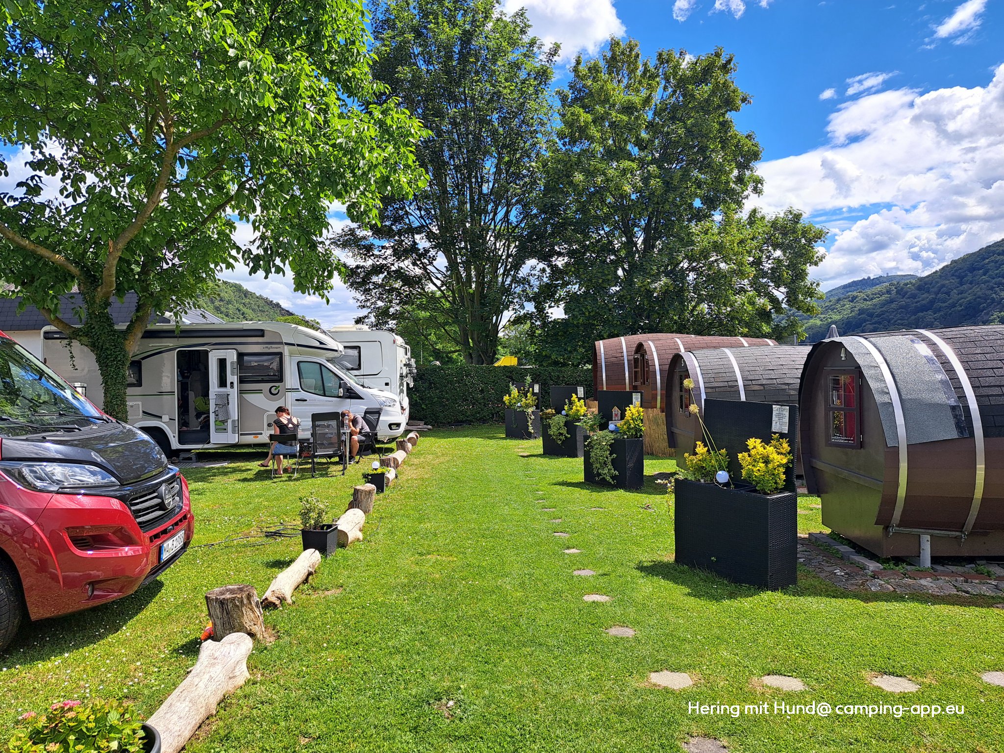 Fasshotel — Sítio para autocaravanas in Kamp-Bornhofen