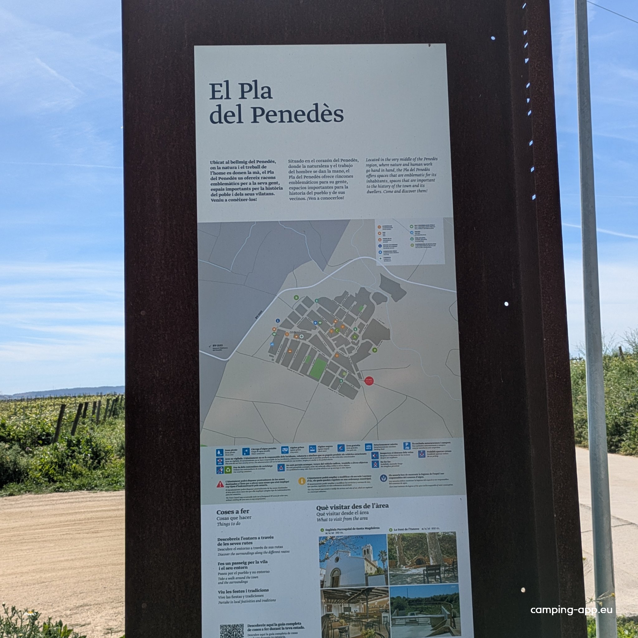 Stellplatz El Pla del Penedès — Fotoğraf 4
