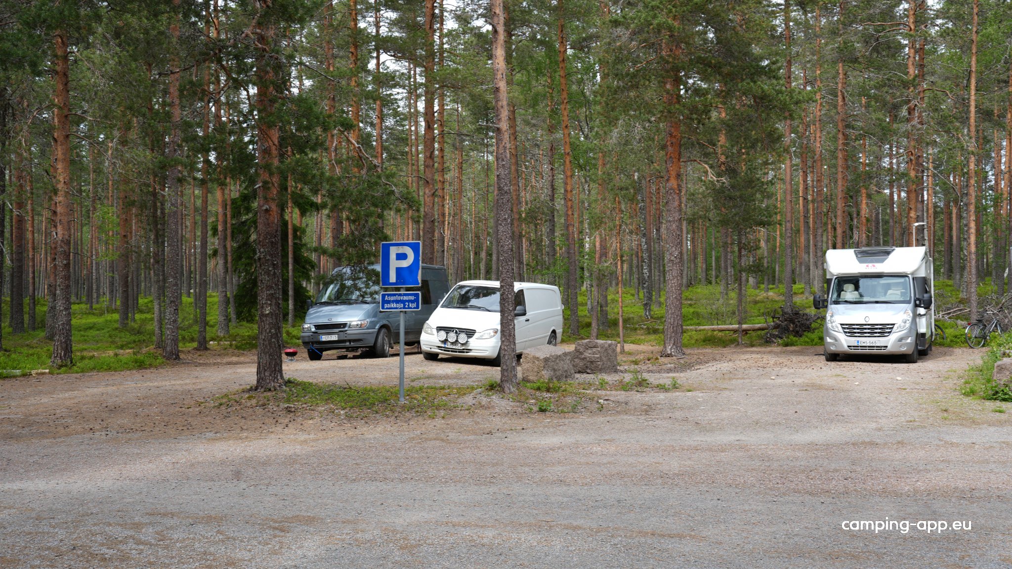 Spitaalijärvi — Overnight-parking in Isojoki