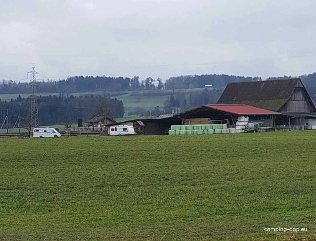 Stellplatz Adlerzart — Camperplads in Oberrüti