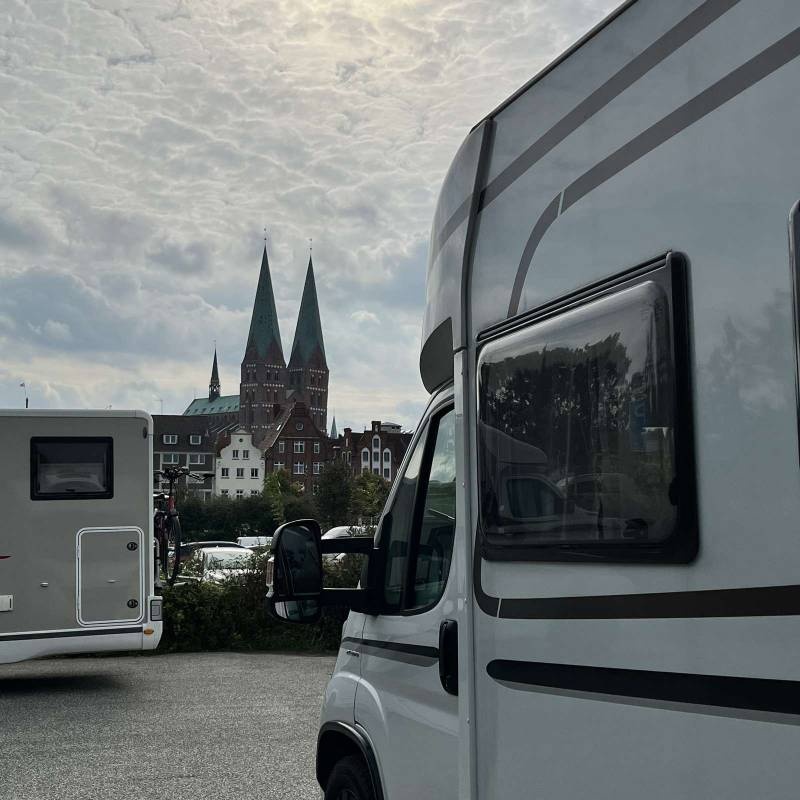 Lastadie P4 Lübeck-Innenstadt — Övernattningsparkering in Lübeck-Innenstadt