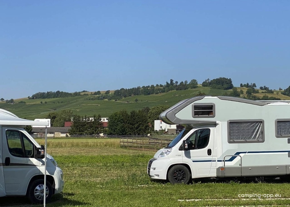 Stellplatz Osthafe Hallau — Sítio para autocaravanas in Hallau
