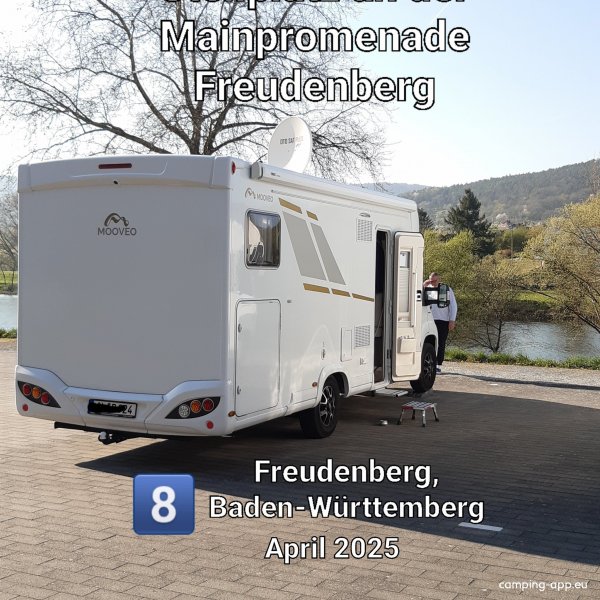 Stellplatz an der Mainpromenade Freudenberg — Zdjęcie 3