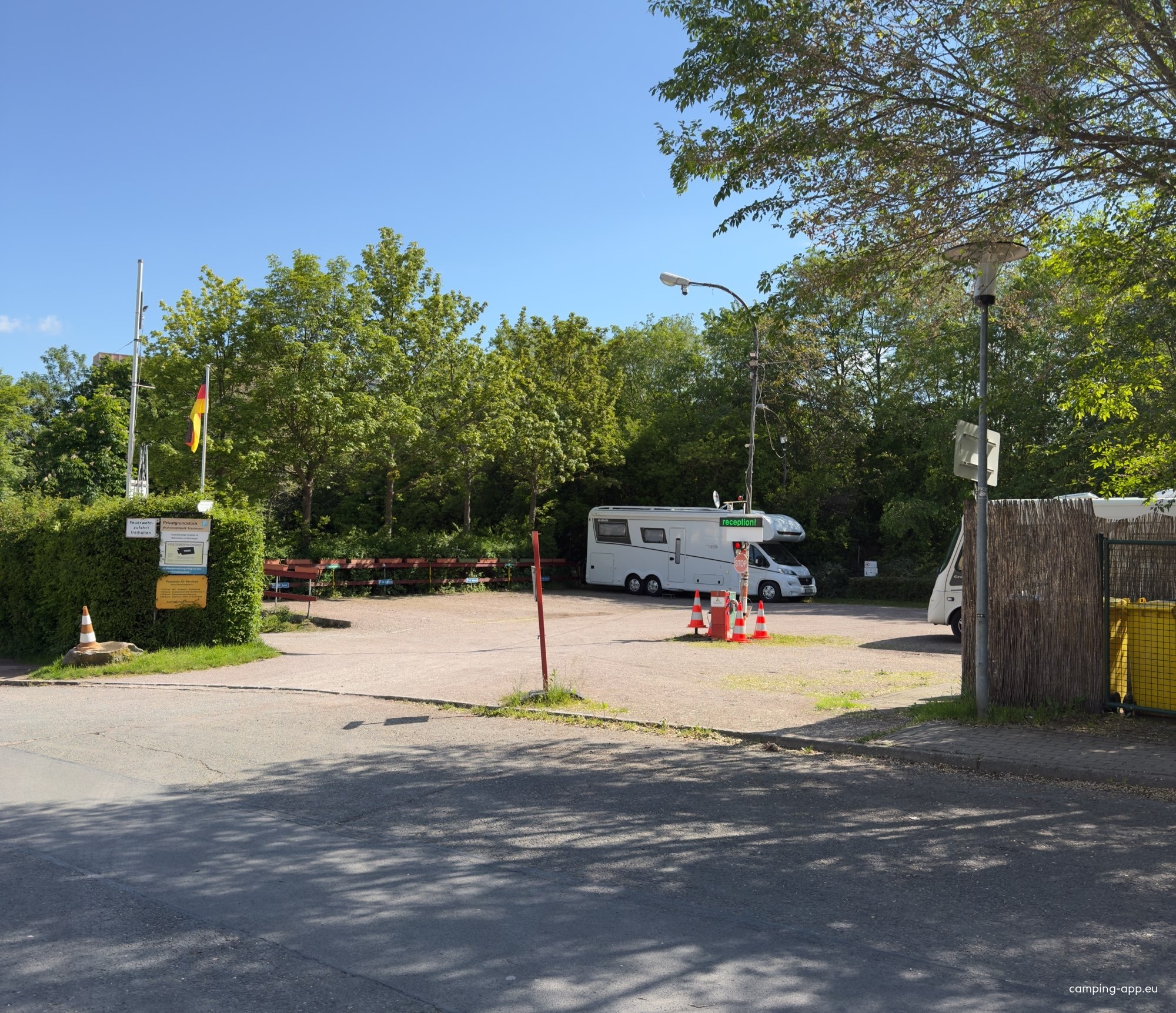 Wohnmobilpark Trautmann GbR in Erfurt-Melchendorf — Area Autocaravanas in Erfurt-Melchendorf