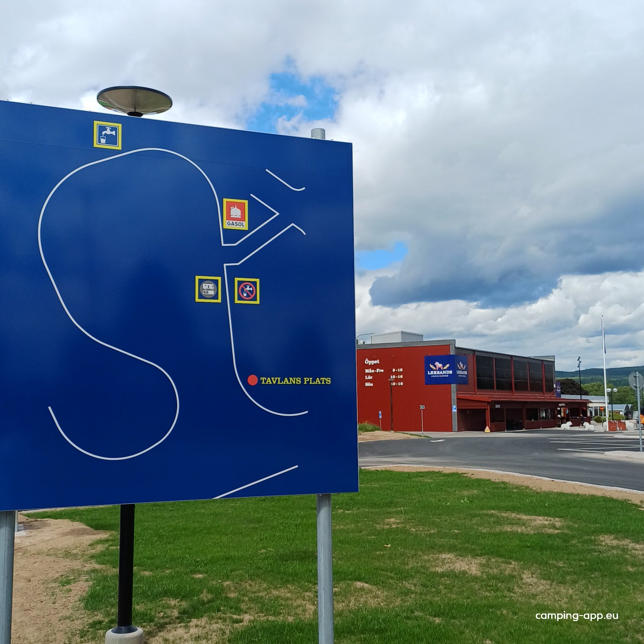 Stellplatz Leksands Fabrikverkauf — Foto 2