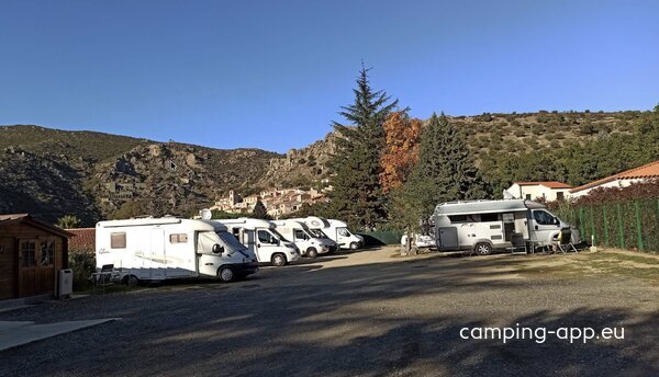 Aire de service camping car de Rodès — Foto 2