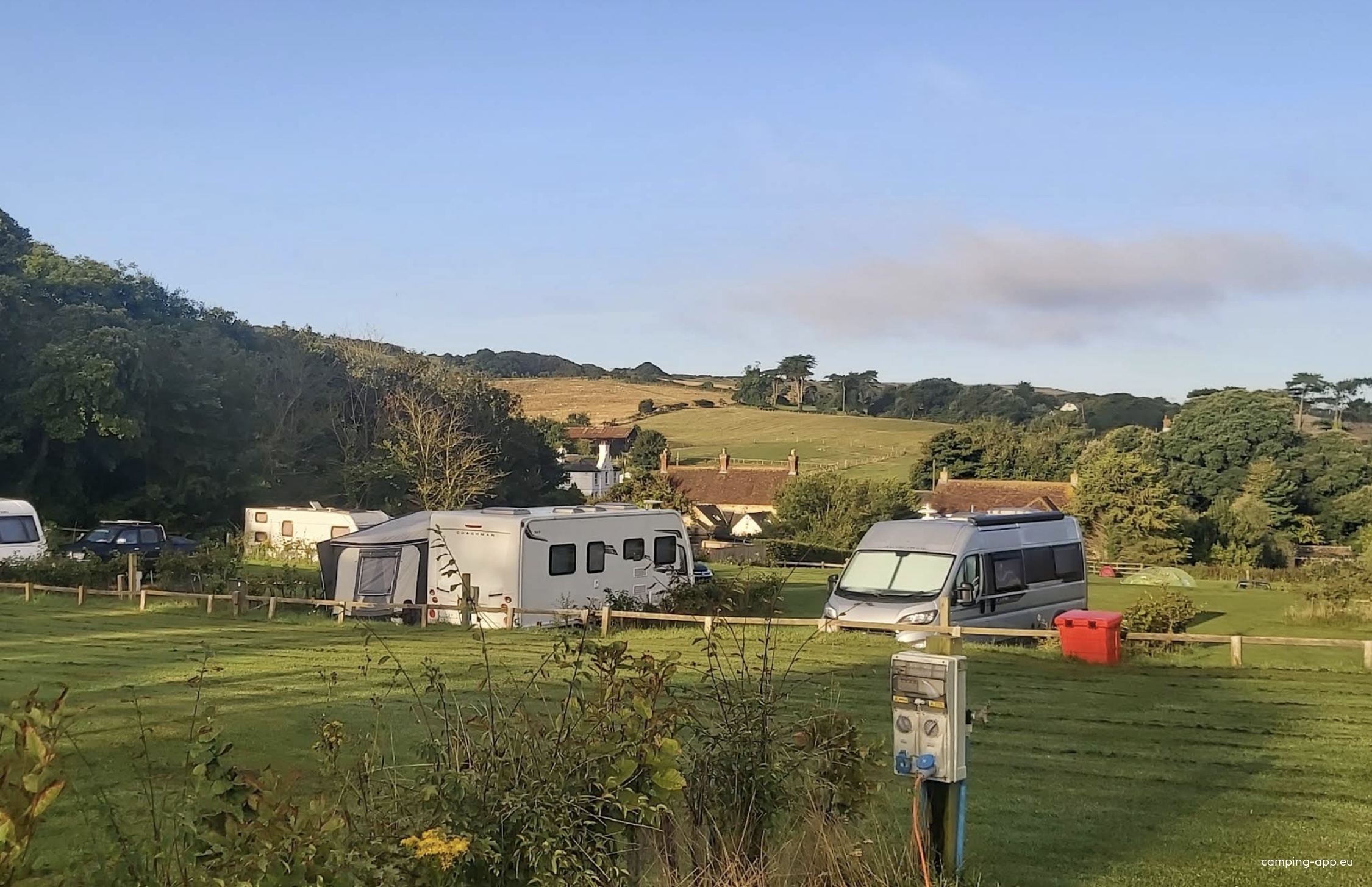Stoats Farm — Area da campeggio in Totland