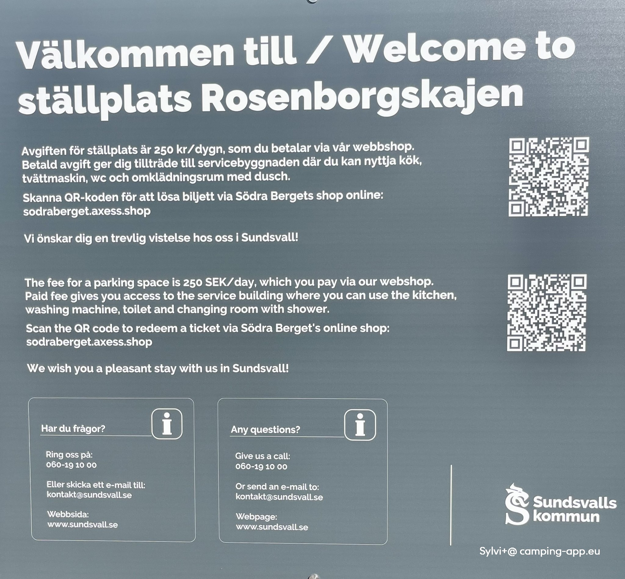 Übernachtungsparkplatz Hamn — Fotografie 2