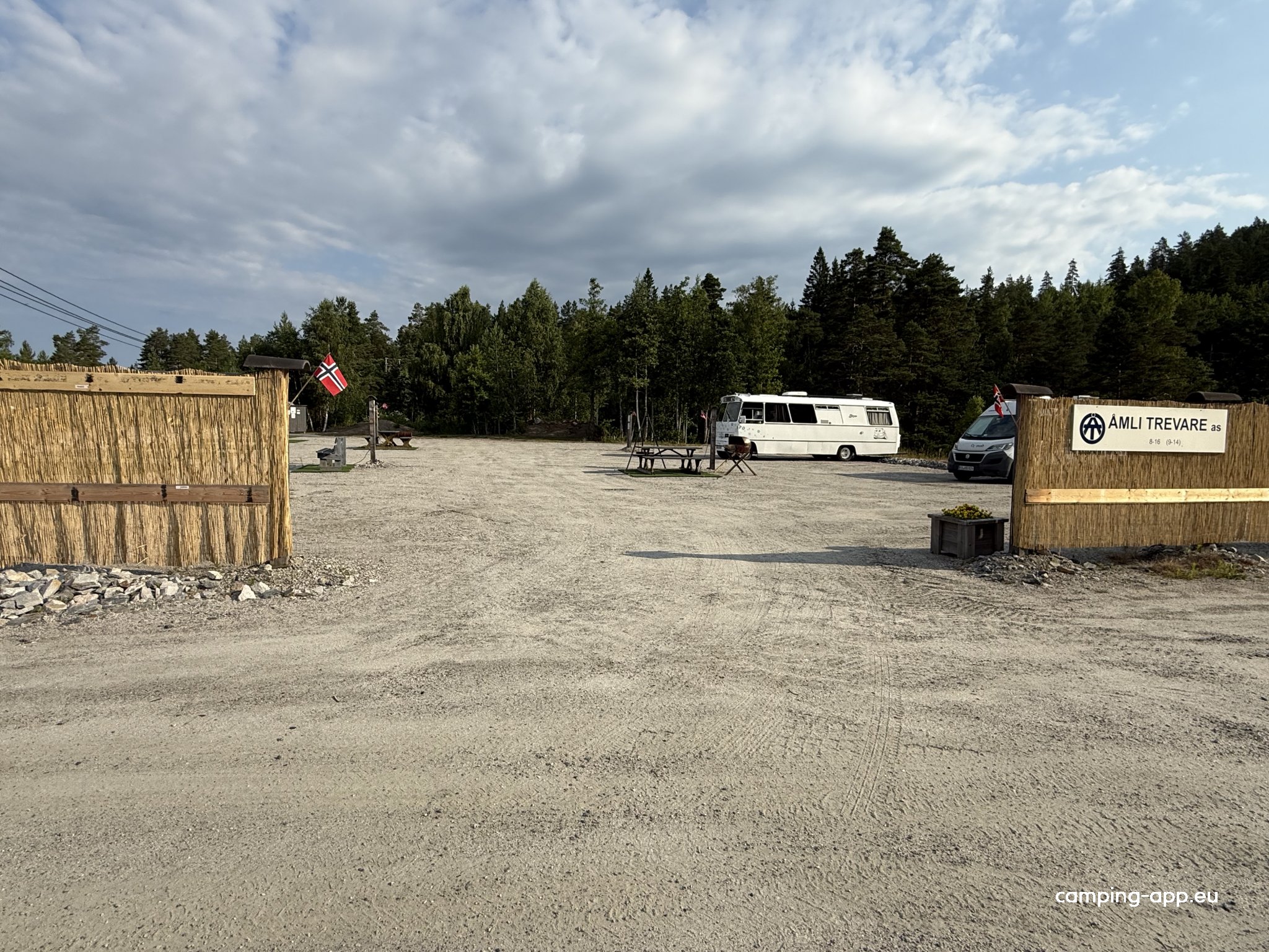 Nelaug bobilparkering — Stellplatz in Nelaug