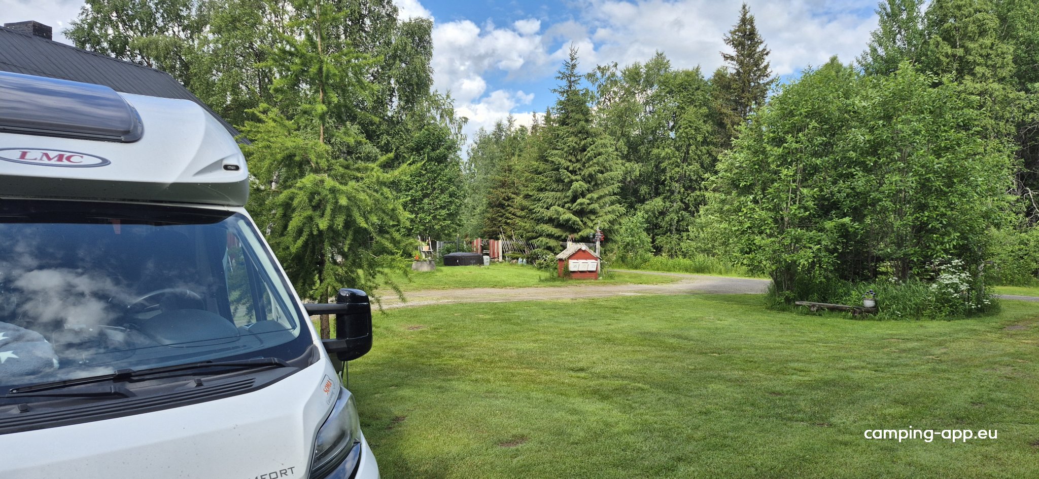 Haus am See — Privatgrundstück in Arvidsjaur