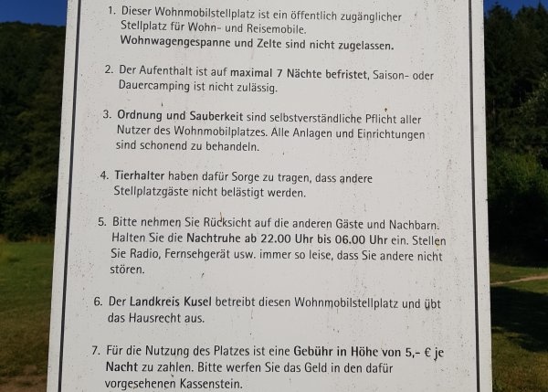 Stellplatz Reipoltskirchen — Karavan Sitesi in Reipoltskirchen