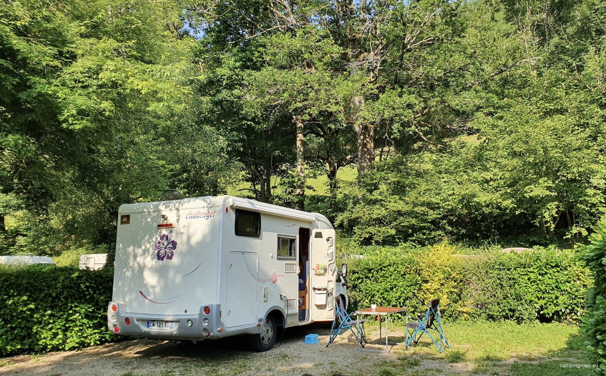 Camping municipal la chantellerie — Kemping in Estaing