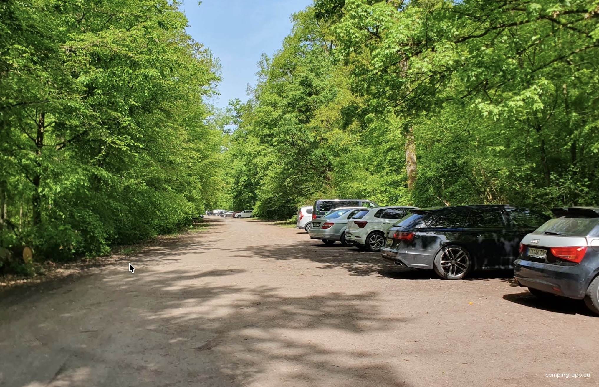 Parkplatz der Grube Prinz von Hessen — Estacionamento público in Darmstadt