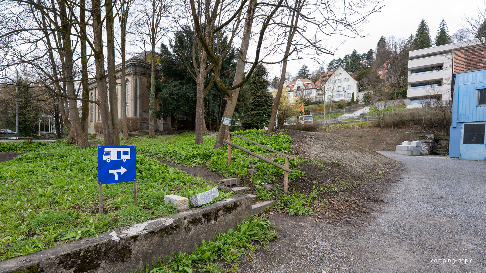 Stellplatz Pfauengässli — Camperplads in St. Gallen