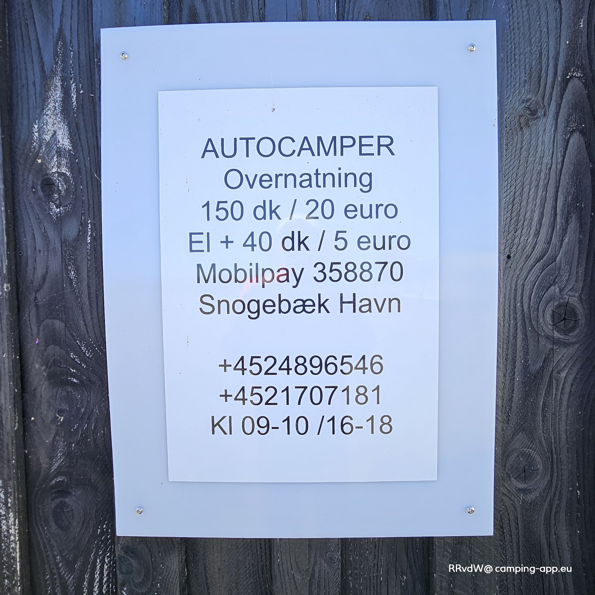 Stellplatz Snogebæk — Foto 2
