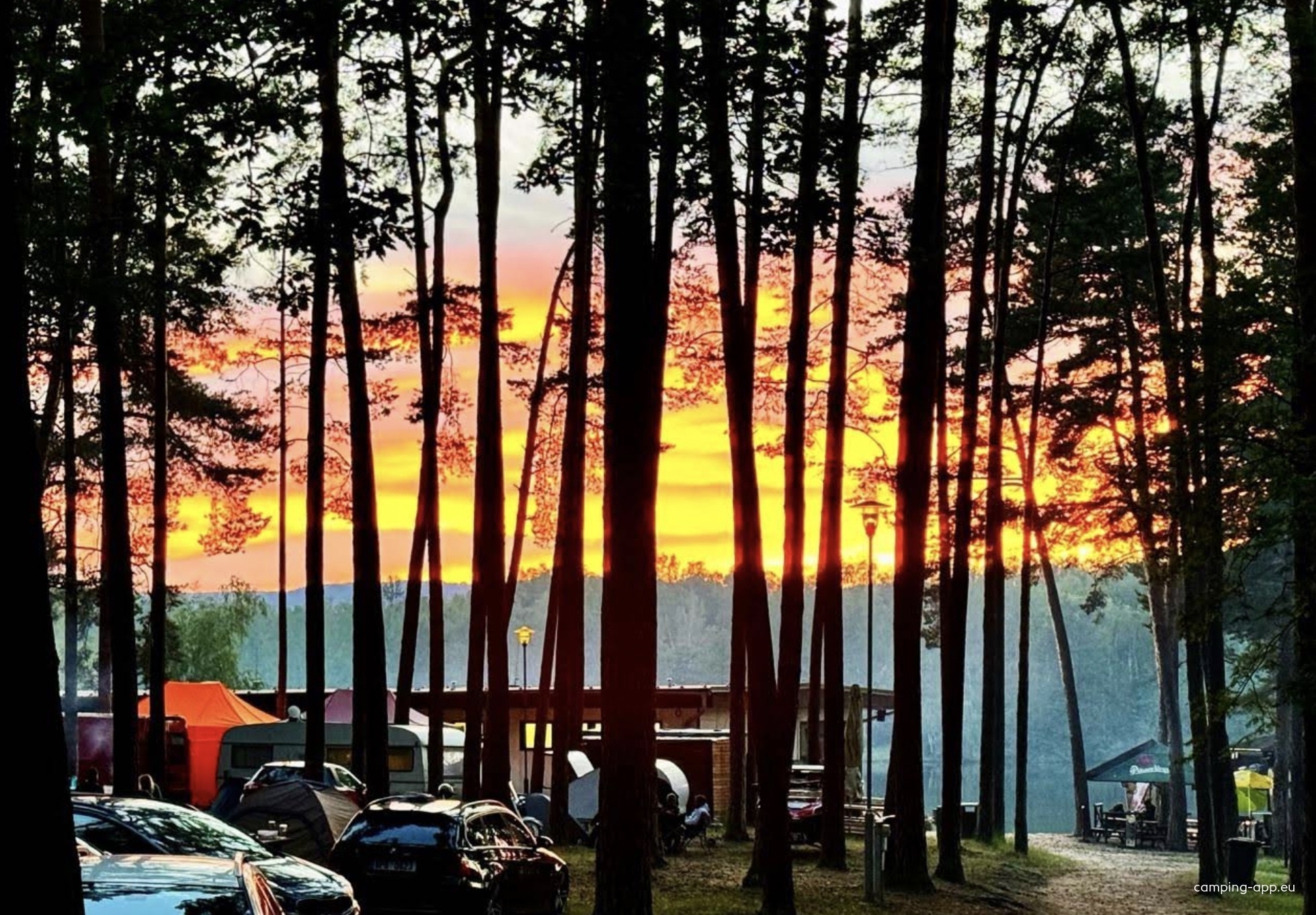 Sloup v Čechách — Sítio de acampamento in Radvanec