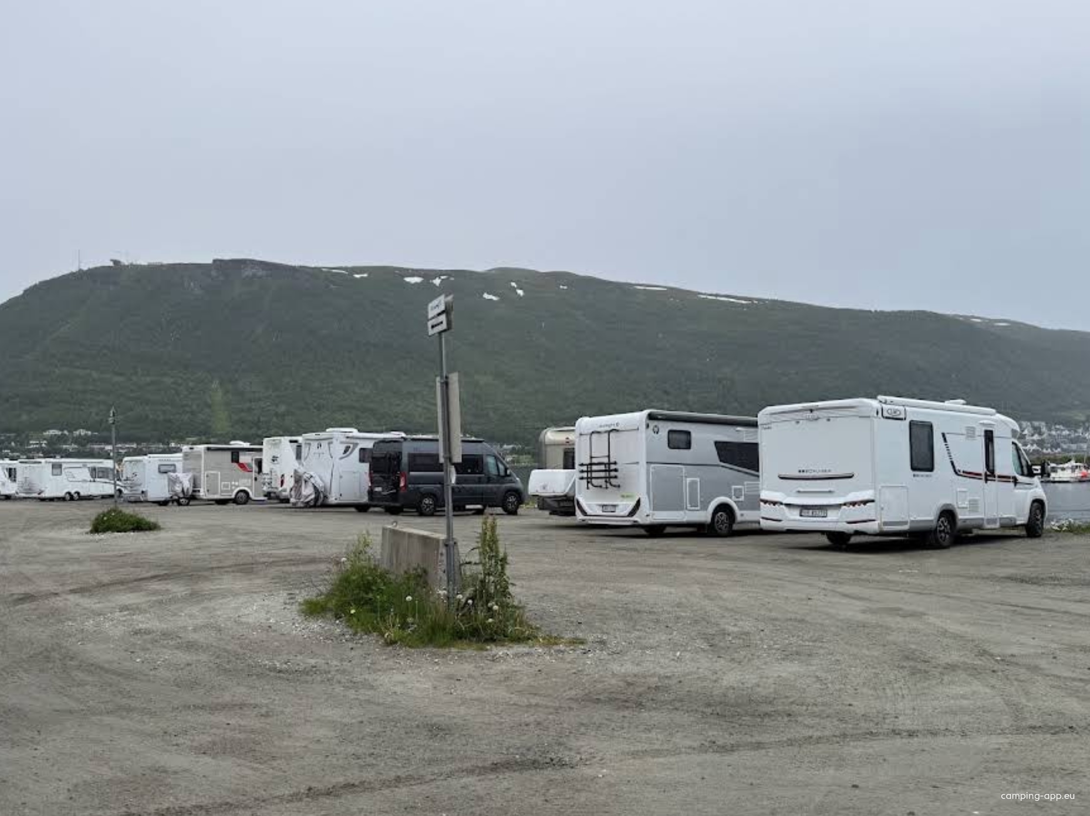 Parkplatz Polaria — Estacionamento público in Tromsø