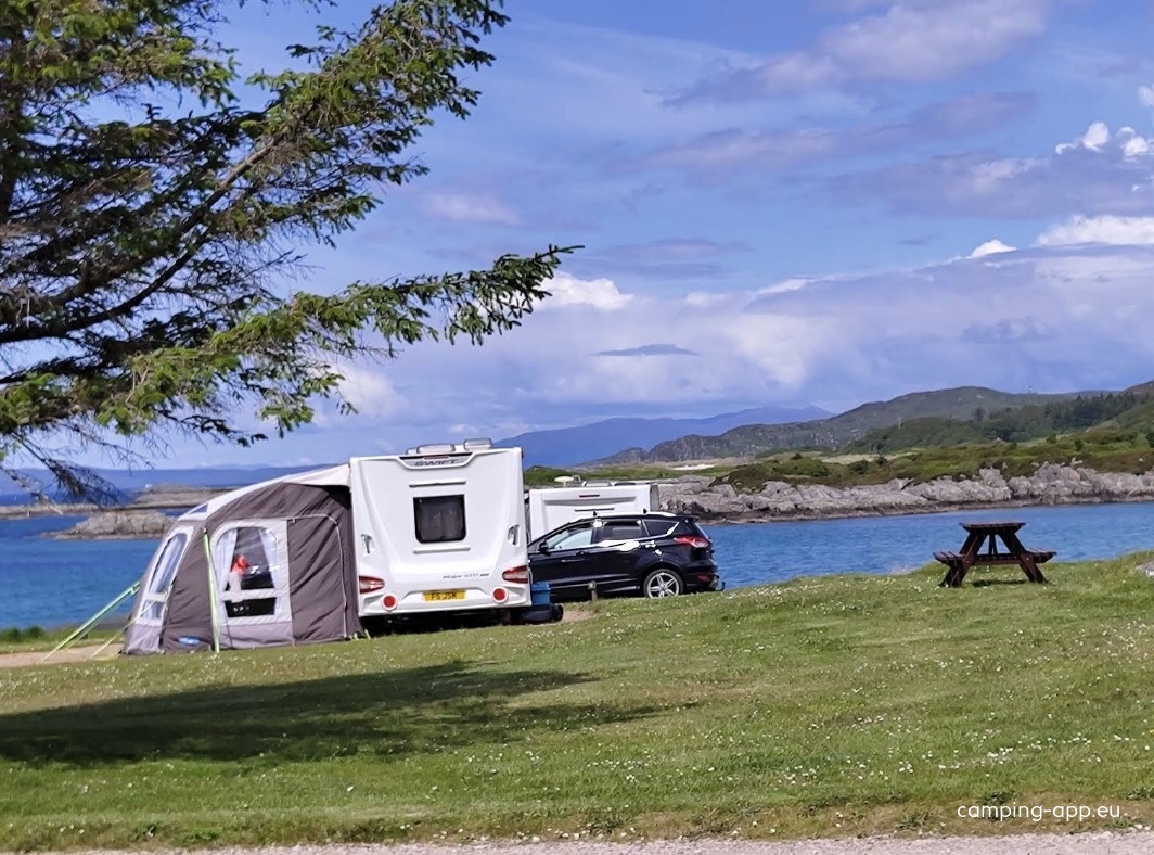 Silversands Caravan Site — Campingplatz in Arisaig