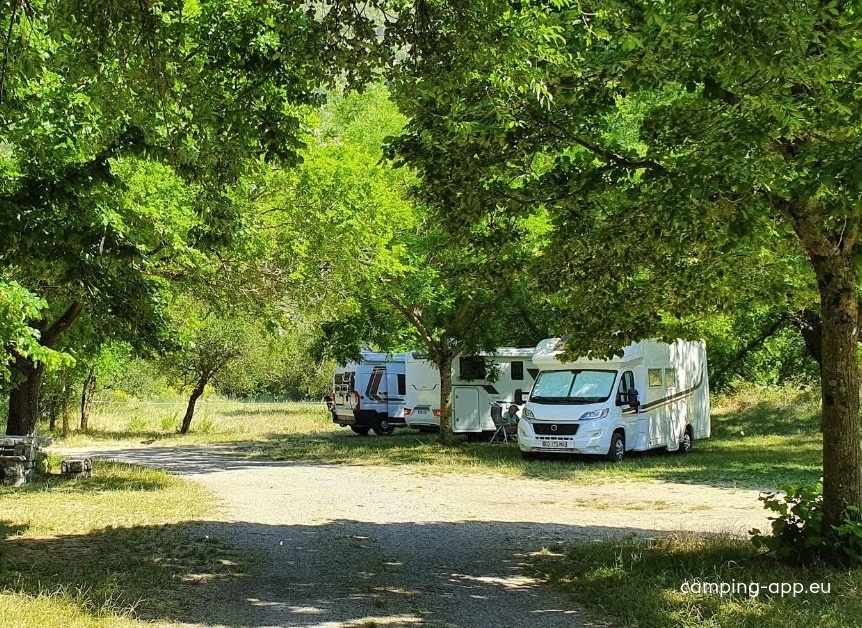 Übernachtungsparkplatz Vissec — Sp. parking dla kamperów in Vissec