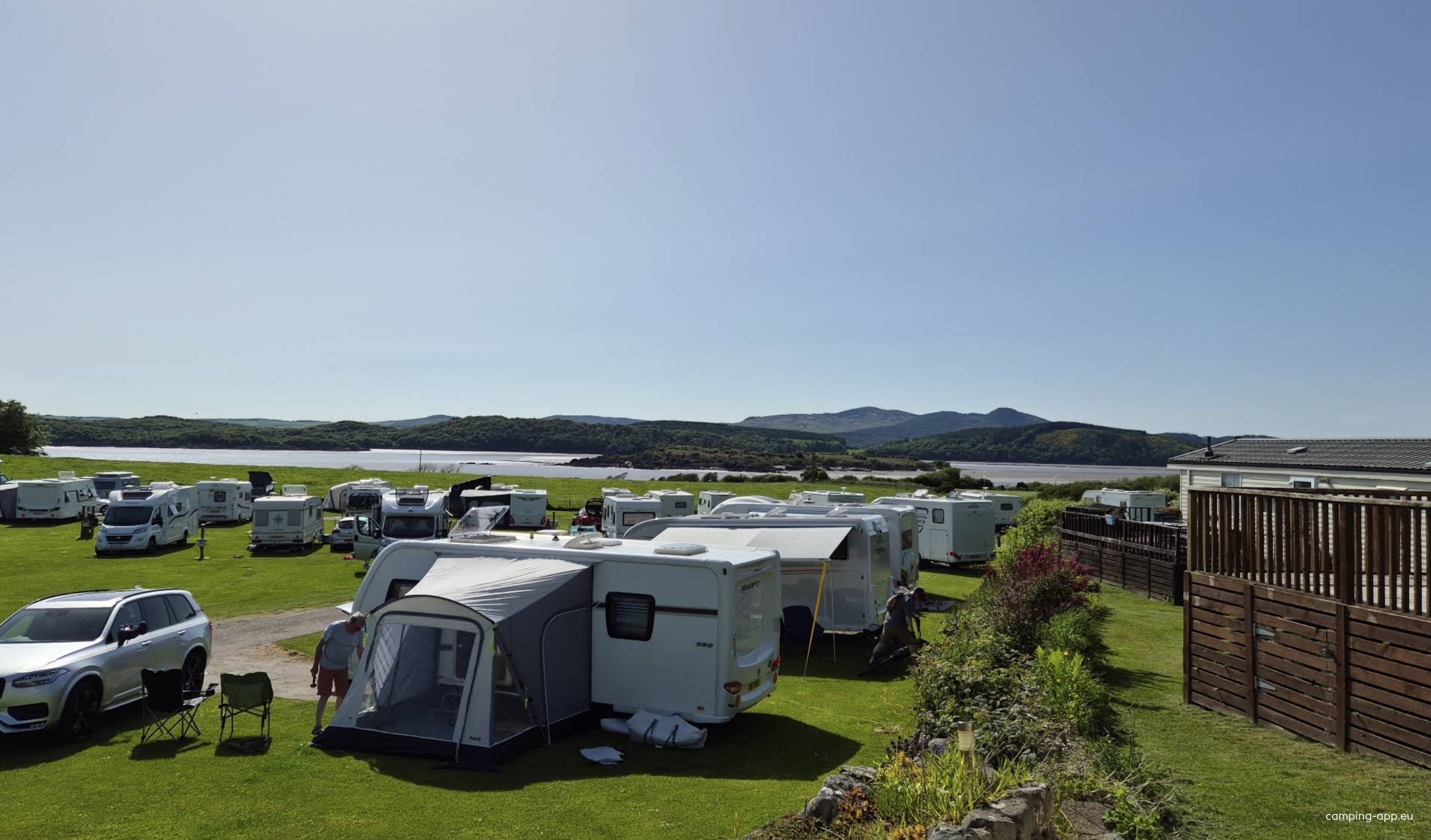 Castle Point Caravan and Camping Site — Sítio de acampamento in Rockcliffe