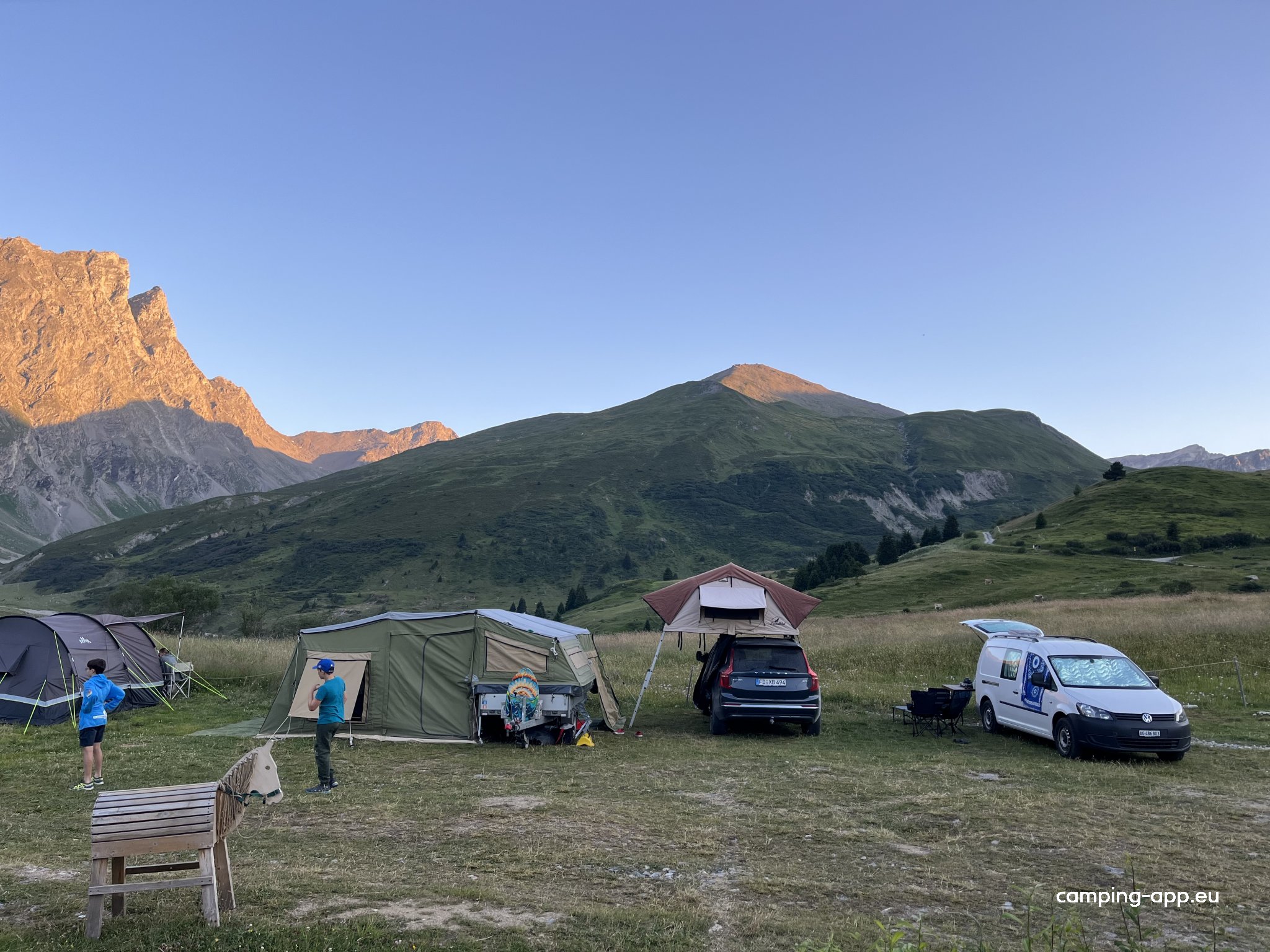 Camping Muntanela (nur Zelt + Campervan) — Campingplass in Radons