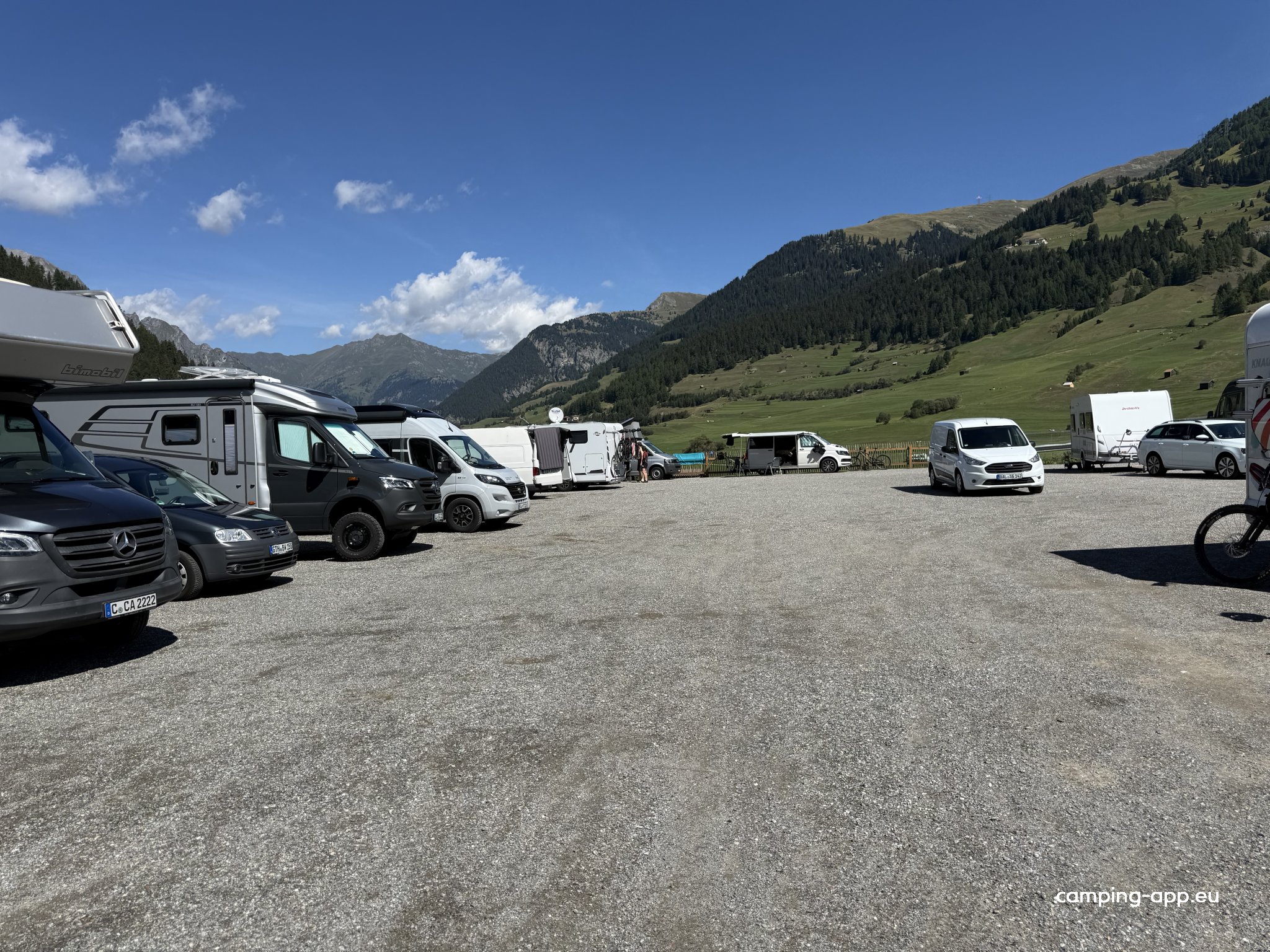 Stellplatz Talstation Bergkastellbahn — Foto 4