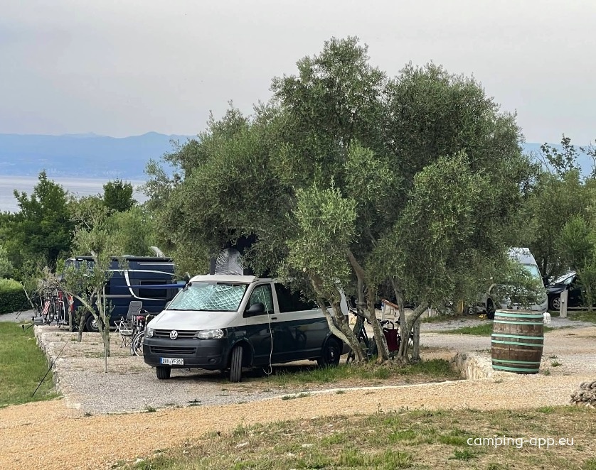 Kamp Mali Raj — Campingplass in Brzac