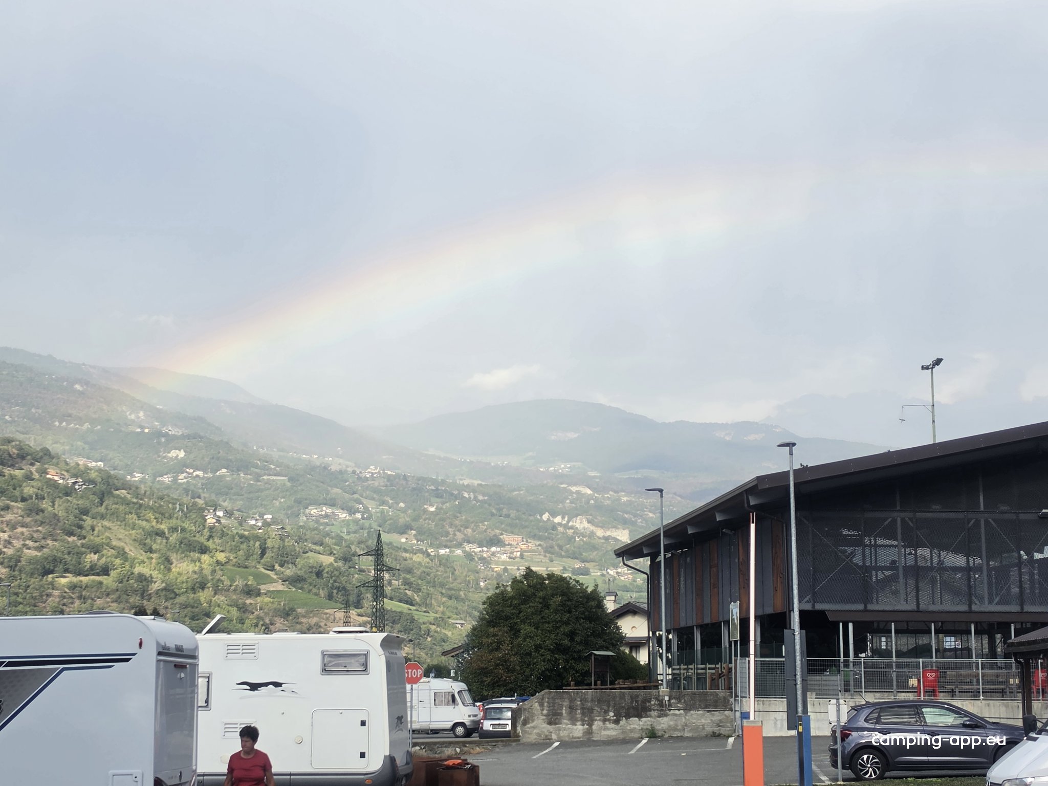 Area sosta camper Fénis — Foto 4