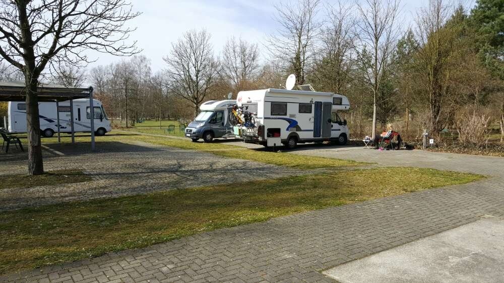 Stellplatz Spreeauenpark Cottbus — Bobilplass in Cottbus