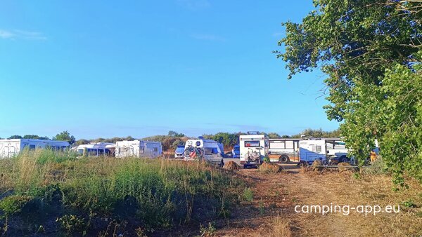Parking camping car