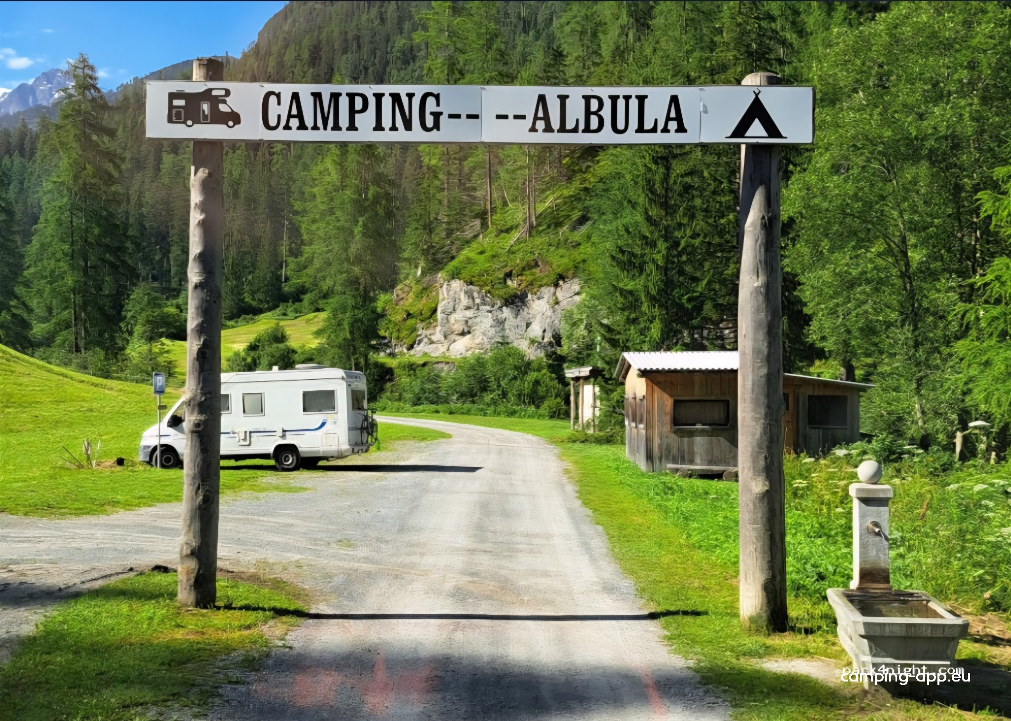 Camping albula bergrün