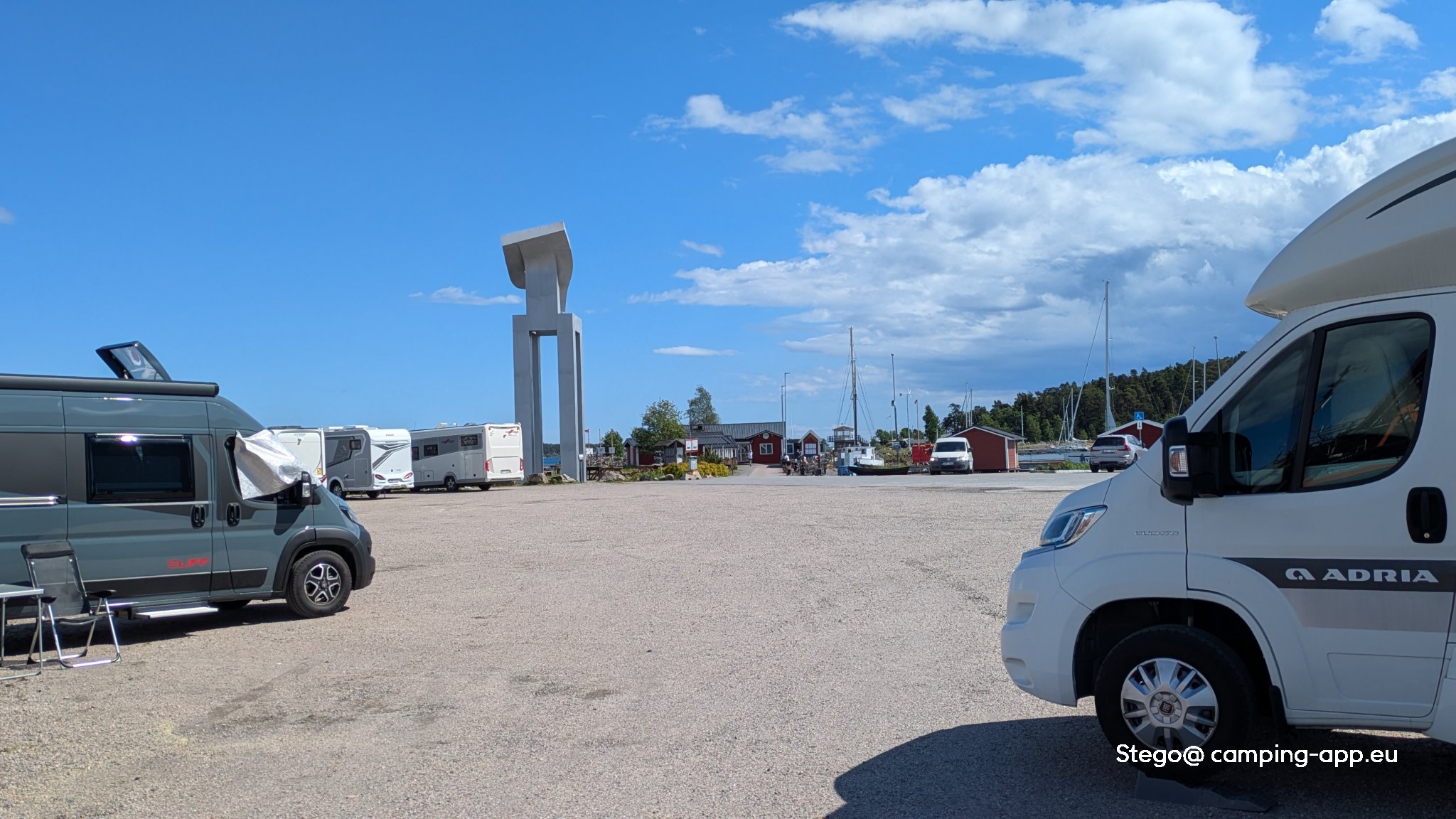 Femöre fiskehamn — Karavan Sitesi in Oxelösund