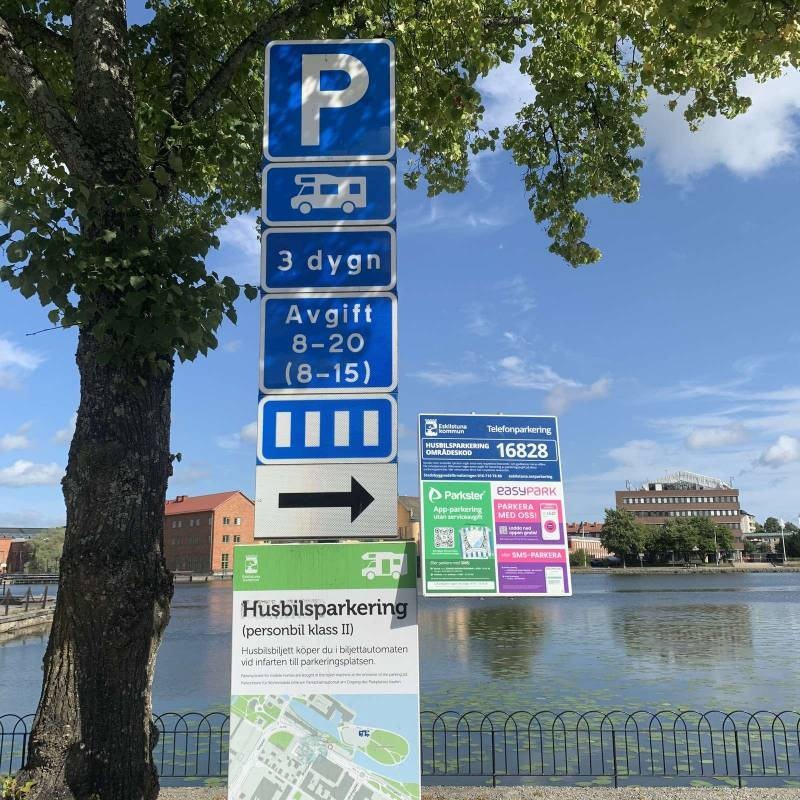 Strömsholmen Eskilstuna — Bobilplass in Eskilstuna